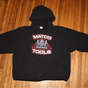 Gildan Black and Red Graphic Hoodie